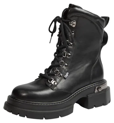 Produktbild von Buffalo Damen Elegante Stiefelette Vanta Lace UP Mid PD00018404 Schwarz