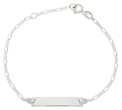 Produktbild von Gravur Armband Damen und Kinder JL48-03-0093 JuwelmaLux Silber 925 14 cm Lang