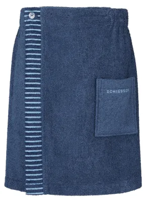 Produktbild von Schiesser Schiesser Home Saunakilt Herren navy Stück Gr. H25