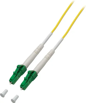 Produktbild von ProfiPatch Glasfaserkabel LWL Patchkabel Simplex LC/APC-LC/APC Singlemode 9/125µ OS2 LSZH Lichtwellenleiter 20m