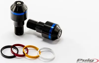 Produktbild von PUIG 8173N Kurze Lenkerendgewichte mit Ring  passend fuer YAMAHA YZF-R6 Schwarz