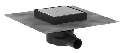 Obrázok produktu pre Bodový odtok RainDrain Bodová kompletná sada 150x150 mm nerezová oceľ kartáčovaná 150 x 150 mm nerezová oceľ kartáčovaná