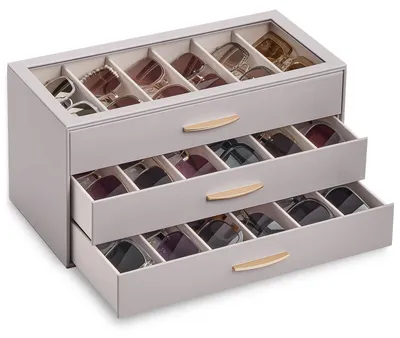 Produktbild von Omgoods – Brillenetui mit durchsichtigem Deckel für Damen