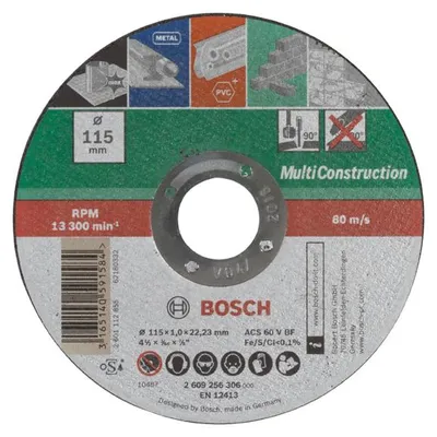 Produktbild von Trennscheibe gerade, Multi Construction D= 115 mm