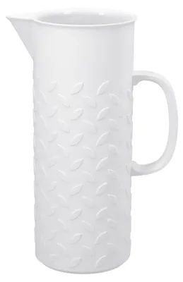 Mandorla Krug, Biskuitporzellan, 1,6 l, 27 cm, handgefertigt