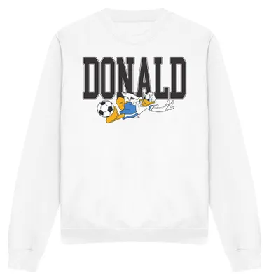 Image de Disney - Sweat-shirt « Football Kick » pour homme/femme, unie TV34758 (M) (blanc)