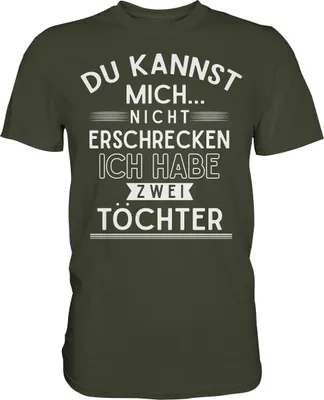 Produktbild von Vater von zwei Töchtern T-Shirt – Urban Khaki / L