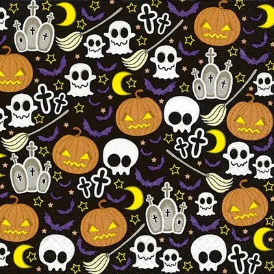 Produktbild von Halloween Mix Servietten 33 x 33 cm, 20 Stück
