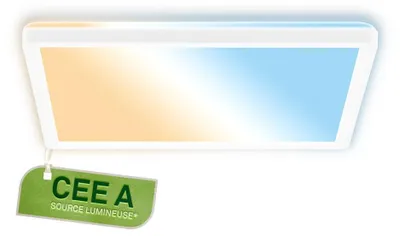 Zdjęcie produktu dla Lampa sufitowa Flat CCT LED Panel EEK A 11W Ściemnialna Pilot 29,3cm Biały