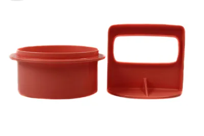Produktbild von TUPPERWARE Küchenhelfer Hamburger-Maker lachs Former Presse Pattie-Matty + SPÜLTUCH