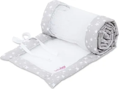 Produktbild von babybay Nestchen Mesh-Piqué / Bettumrandung für Beistellbett / Stoßschutz für Baby Bett, passend für Modell Maxi, Boxspring, Comfort und Comfort