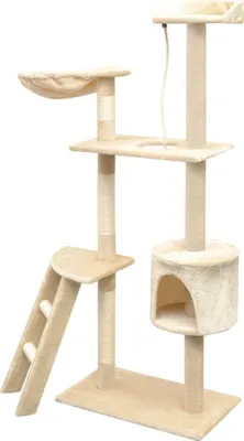 Immagine prodotto di Albero per Gatti con Tiragraffi Sisal 150 cm Beige