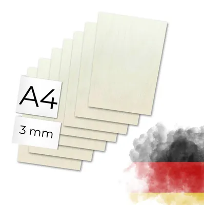 Obrázok produktu pre Multiplexová doska, 3 mm, kvalitné drevené dosky určené na laserové rezanie a kreatívne projekty