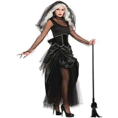 Image de Costume de sorcière pour femmes Bristol Novelty BN1791 (taille unique) (noir)