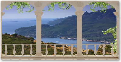 Produktbild von Tulup® Glas-Bild - 100x50 -Wandkunst - Wandbild hinter gehärtetem Sicherheitsglas  - Sehenswürdigkeiten & Architektur - Bucht - Mehrfarbig