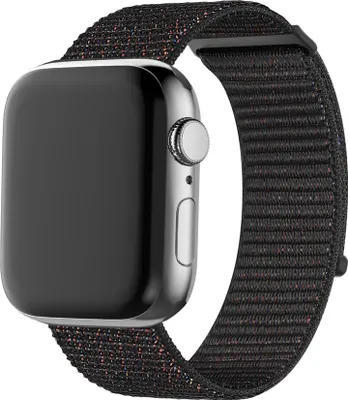 Produktbild von BALR Nylonband passend für Apple Watch 44mm / 45mm / 49mm - Schwarz - Kompatibel mit Series 4 bis 9, SE (44/45mm) & Apple Watch Ultra / Ultra 2 (49mm)