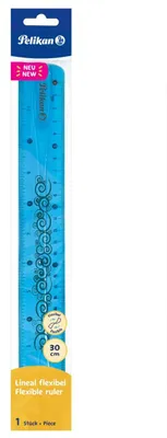 Immagine prodotto di Pelikan Büro 700900 Pelikan Lineal flexible bruchsicher 30cm 1 Stück