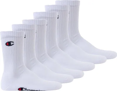 Produktbild von Champion Uni Socken, 6 Paar - Crew Socken Basic Weiß EU 43-46