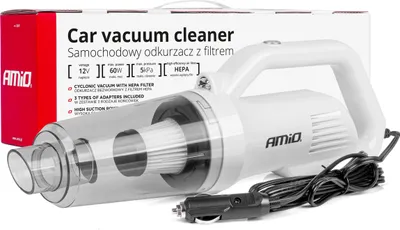 Obrázek produktu pro Vysavač pro vozidla 12V 60W HEPA 5kPa 3 TIPY 25 MINUT PROVOZU ACU