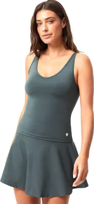 Produktbild von Björn Borg - Damen - Ace Deep V Tanktop - Grün - Gr. XS