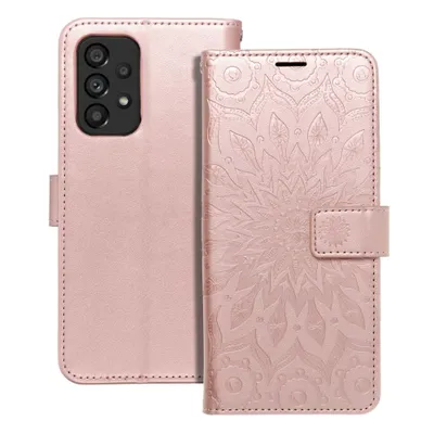 Zdjęcie produktu dla Etui MEZZO Book Case pasuje do SAMSUNG A53 5G Mandala złoty róż