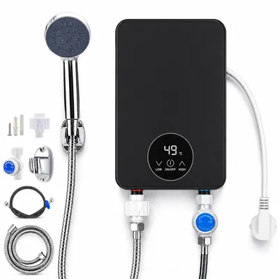 Obrázok produktu pre Elektrický ohrievač vody – výkon 6000 W – kompaktné rozmery 32,6 x 29,8 x 8,2 cm