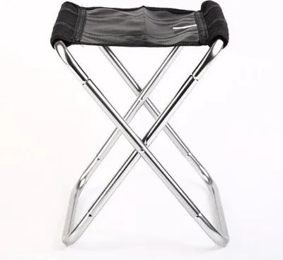 Produktbild von Famanu Campingstuhl Tragbares Faltbares Design - Schwarz