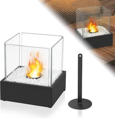 Zdjęcie produktu dla Lampa stołowa na etanol z podstawą ze stali nierdzewnej