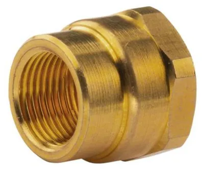 Produktbild von Messing Gewinde-Fitting Reduziermuffe 1/2'IG (DN 15) - 3/8'IG (DN 10) - schwere Ausführung