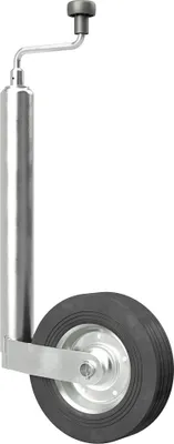 Obrázek produktu pro Podpěrné kolečko přední kolo přívěs karavan 150 kg, Ø 48 mm vnější trubka