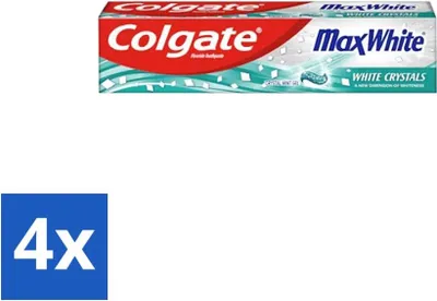 Immagine prodotto di Colgate - Max White - Cristalli sbiancanti - Dentifricio - 100ml - confezione risparmio - 4 pezzi