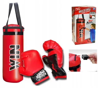 Produktbild von Enero Kinder Boxset mit Sandsack und Handschuhen für Training