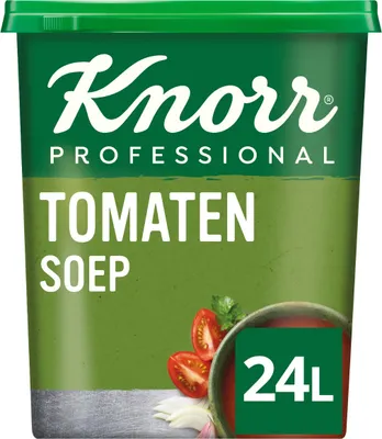 Produktbild von Knorr Classic-Sortiment Tomatensuppe Pulverausbeute 24L - 1,44 Kilo