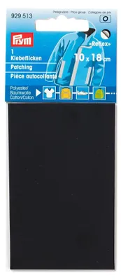 Immagine prodotto di PRYM, toppe riflettenti adesive, 10 x 18 cm, nere