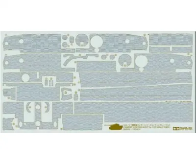 Image de Tamiya 1:35 WWII Kit de décoration en Zimmerit Tiger I