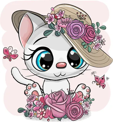 Produktbild von 20 Servietten Cartoon Kitten - Katze im Cartoon-Stil 33x33cm
