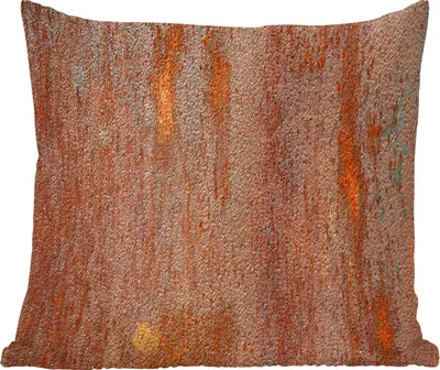 Produktbild von MuchoWow® Zierkissen Sofakissen Wohnzimmer Dekokissen 50x50 cm Gelb - Rot - Wand - Komfort - Sofakissen