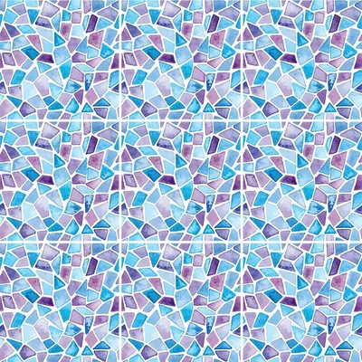Produktbild von Selbstklebende Wandfliesenaufkleber für Küche und Bad – 9 UZZIEL Terrazzo-Fliesenaufkleber – 9 Aufkleber 10 x 10 cm