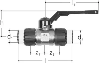Produktbild von Sanipex MT Kugelhahn d 20 PN 10 6041.020