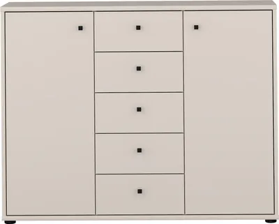 Produktbild von Sideboard >TEMPRA2< in Sand - 108,8x85,5x34,8cm (BxHxT)