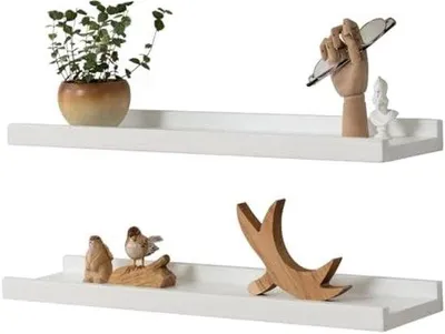 Obrázok produktu pre Obkladové dosky z masívneho dreva, dubové drevo, 60 cm, sada 2 ks, s okrajom, do obývačky, kuchyne, spálne, dekoratívne dosky na vystavenie