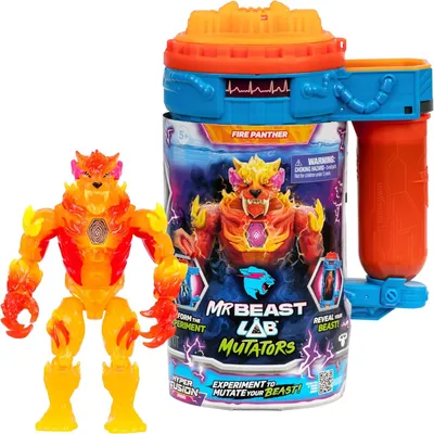 Produktbild von Mr. Beast Lab Swarms Actionfigur Flame Panther 26 cm