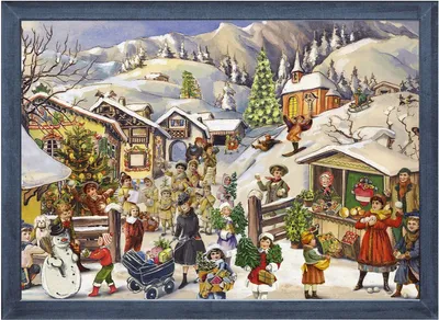 Produktbild von Sellmer 70105 Adventskalender "Winterdorf"