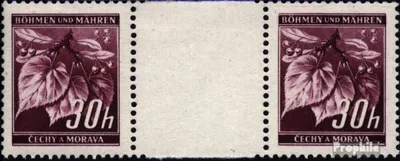 Produktbild von Briefmarken Böhmen und Mähren 1939 Mi 24ZW Zwischenstegpaar postfrisch Freimarken