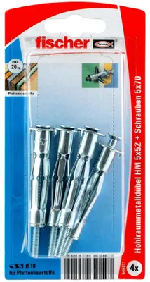 Immagine prodotto di Tassello metallico a cavità Fischer HM 5x52 SK | 545971