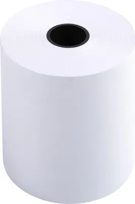 Image de Rouleau additionneur Exacompta pour calculatrices, 57 mm x 20 m, Ø 50 mm, 1 pli, blanc, 1 barre de 10 rouleaux
