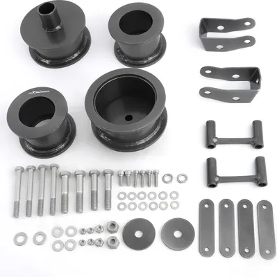 Obrázok produktu pre Kompletná sada 3'' predných a zadných zdvihových podložiek pre Jeep Wrangler JK 2007-18 až do pneumatík 33"