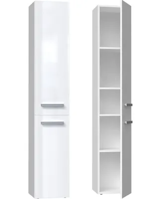 Productafbeelding van Badkamermeubel NEL II, 31x30x174 cm, wit, glanzend