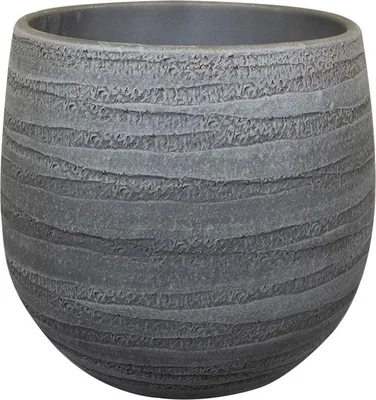 Produktbild von Ter Steege Blumentopf, Anthrazitgrau, Durchmesser 31 cm, Höhe 28 cm, Öffnung 24 cm