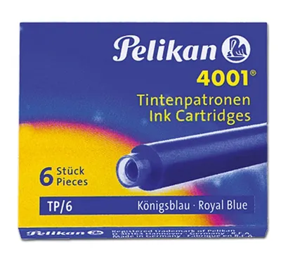 Immagine prodotto di Pelikan - Campione d'inchiostro Pelikan Koningsblauw | confezione da 6 pezzi | 50 pezzi